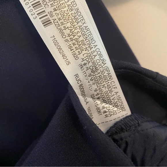 Zara High Waist Pants in Navy size Small - Picture 6 of 10